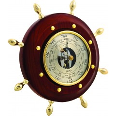 ШБСТ-С05 Gold Штурвал сувенирный, барометр (8 ручек)